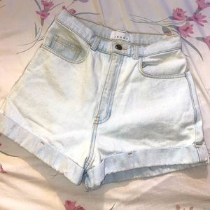 Small American apparel Jean shorts